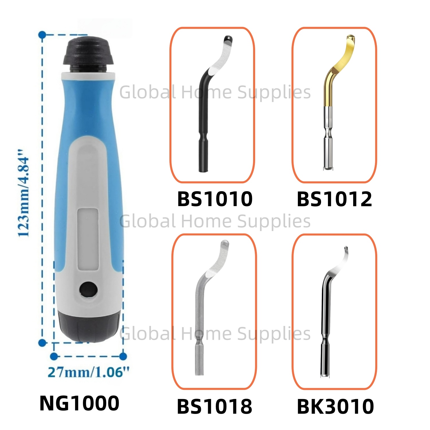 Swivel Knife Tool - Hand Deburring Tool Kit with 4PCS