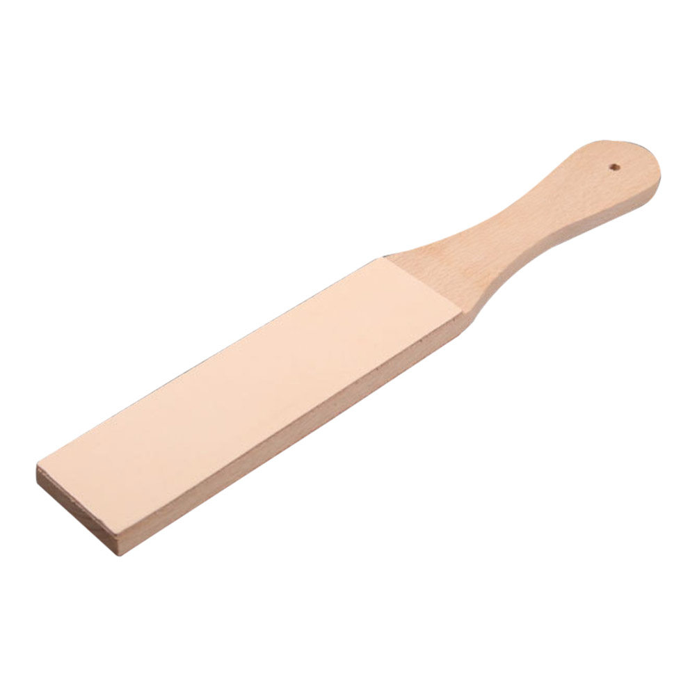 Leatherwork Knife - Dual-Face Strop Made of Lightweight Beech