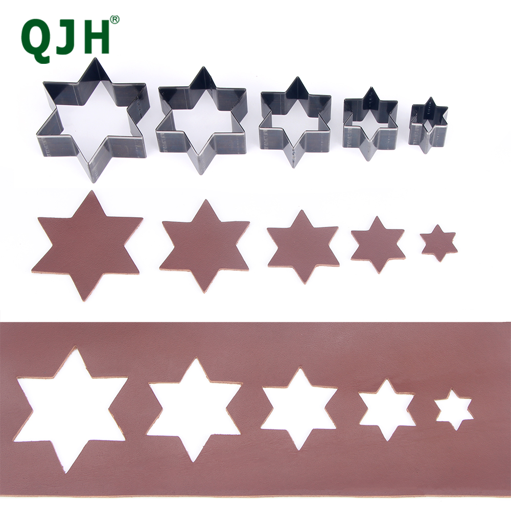 QJH 5PCS Hexagonal Leather Cut - đánh giá và giá Leatherwork Knives