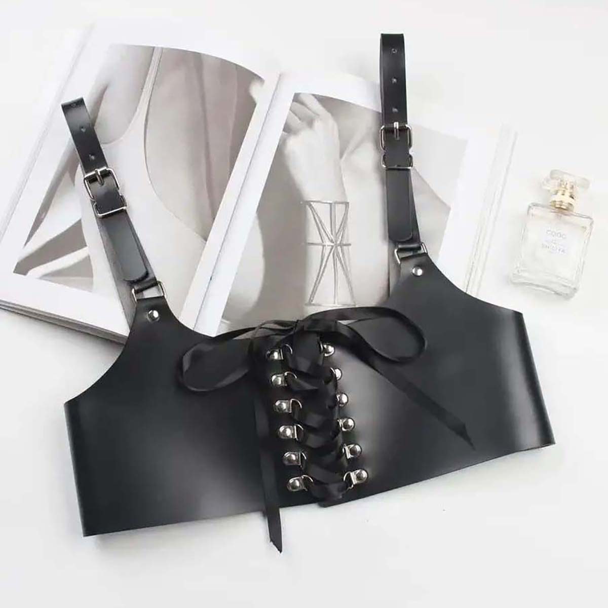 Women Fashion Belt Punk Waist- - đánh giá và giá Leather Work Harness