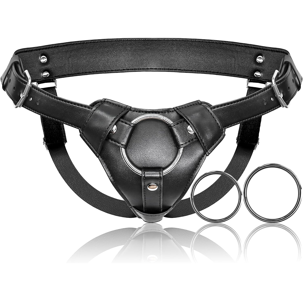 Strap On Dildo Harness Adult S - đánh giá và giá Leather Work Harness