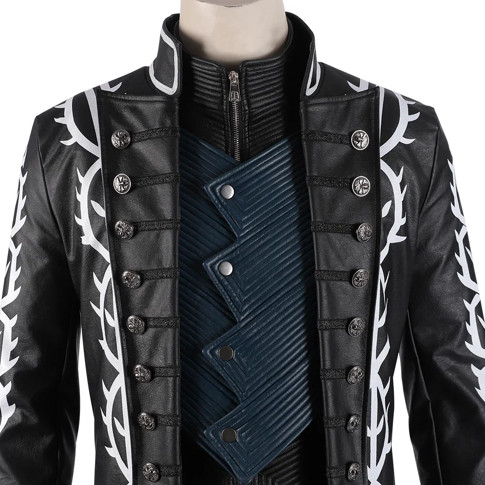 Game DMC 5 Vergil Cosplay Cost - đánh giá và giá Leather Work Vest