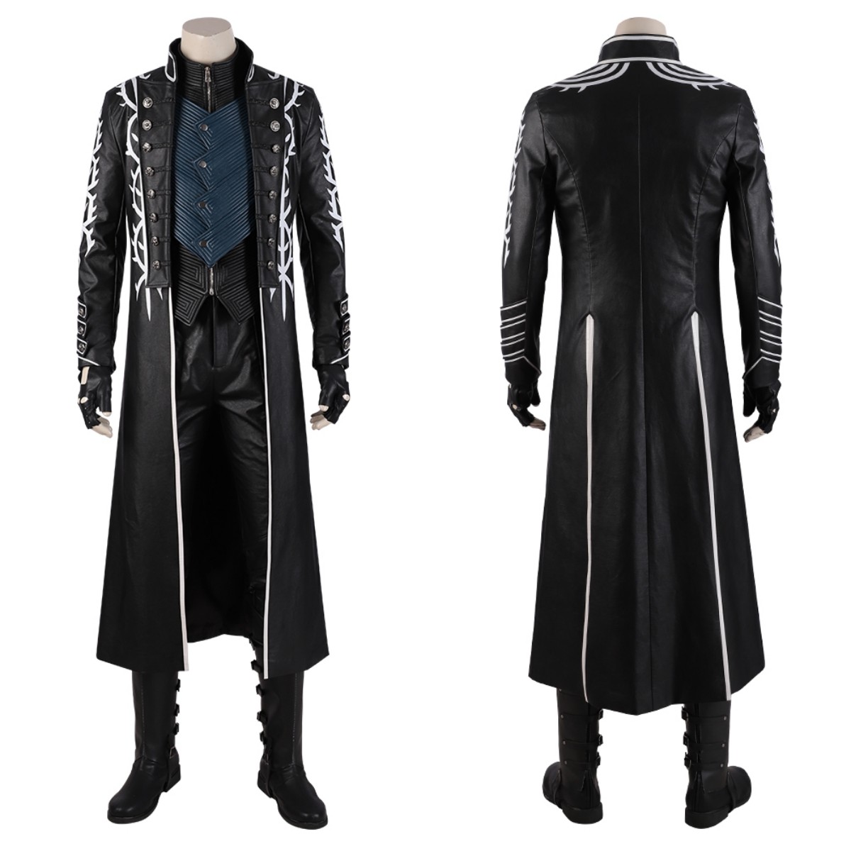 Game DMC 5 Vergil Cosplay Cost - đánh giá và giá Leather Work Vest