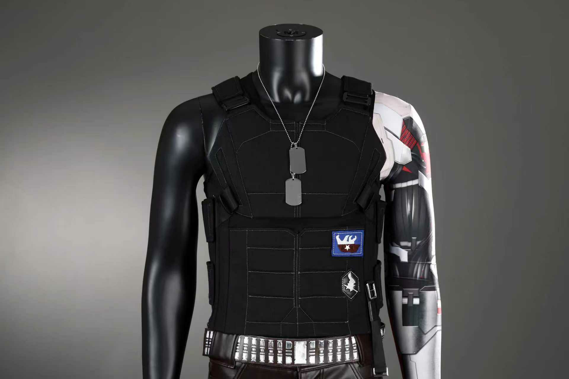 Johnny silverhand Cosplay Cost - đánh giá và giá Leather Work Vest