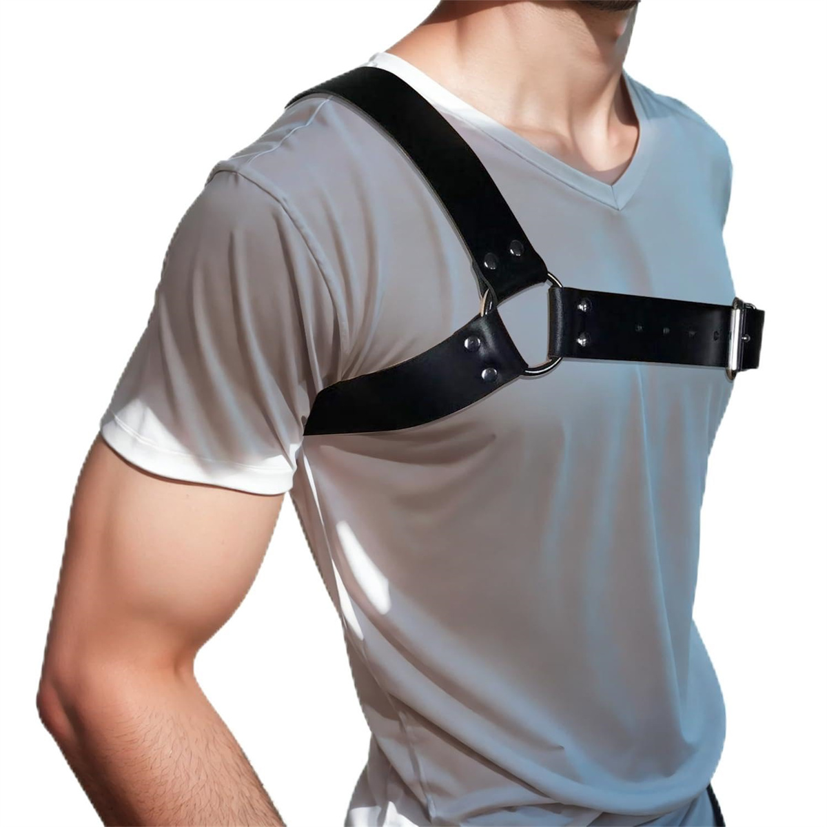Gothic Men Leather Suspenders  - đánh giá và giá Leather Work Harness