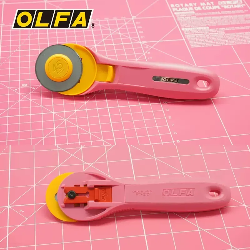 Olfa RTY-2/C 45mm Rotary Pinkl - đánh giá và giá Leatherwork Knife