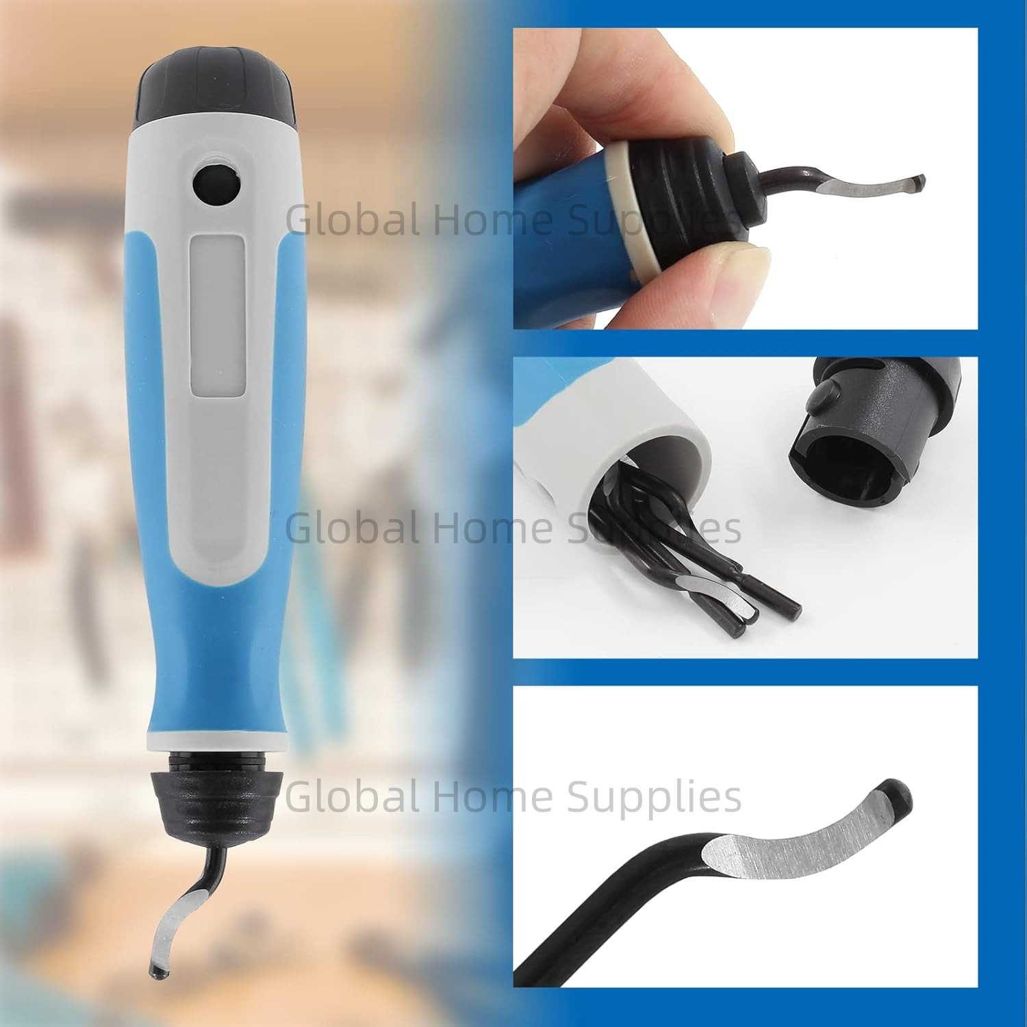 Hand Deburring Tool Kit with 4 - đánh giá và giá Swivel Knife Tool