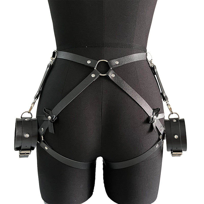Fashionable Women's Bowknot Le - đánh giá và giá Leather Work Harness