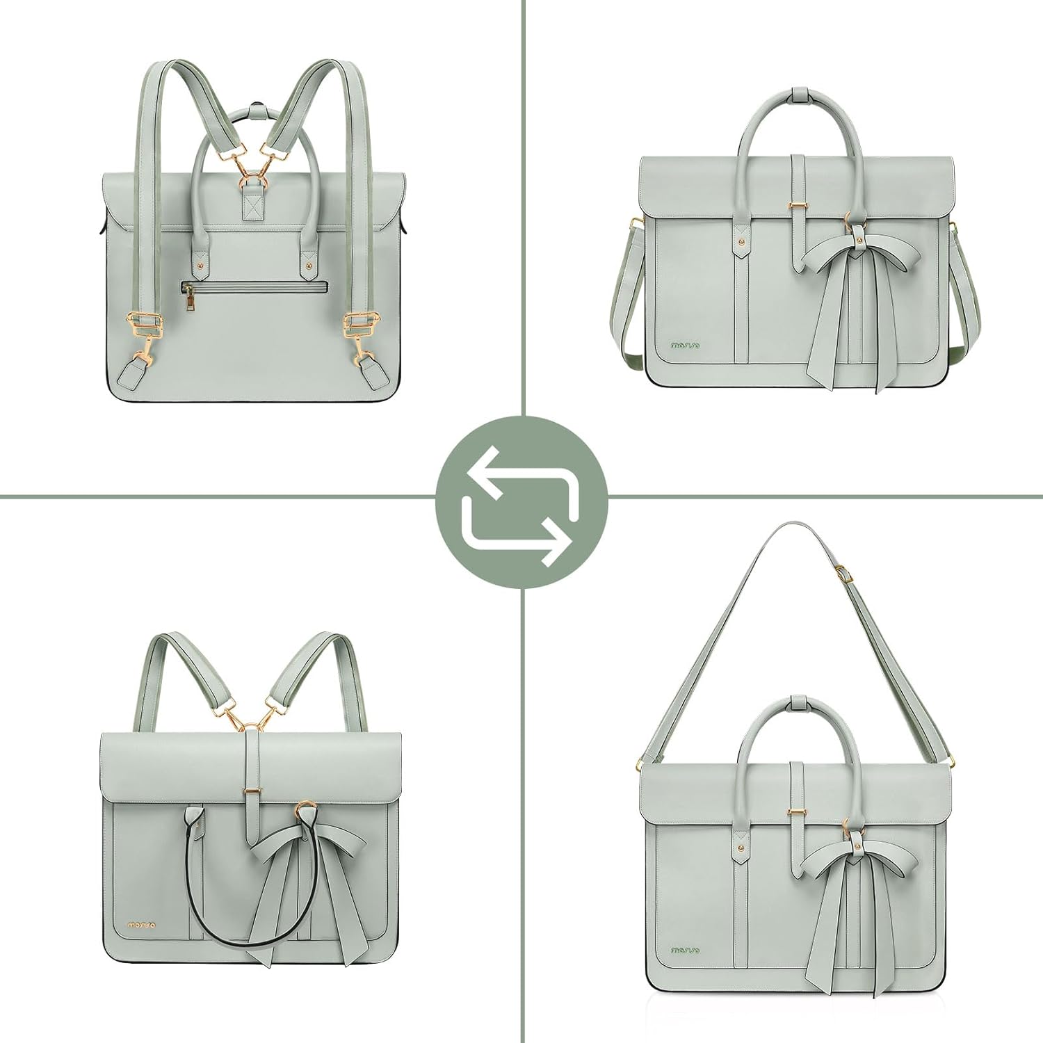 Laptop Bag Women's Handbag 13  - đánh giá và giá Leather Work Womens Backpack