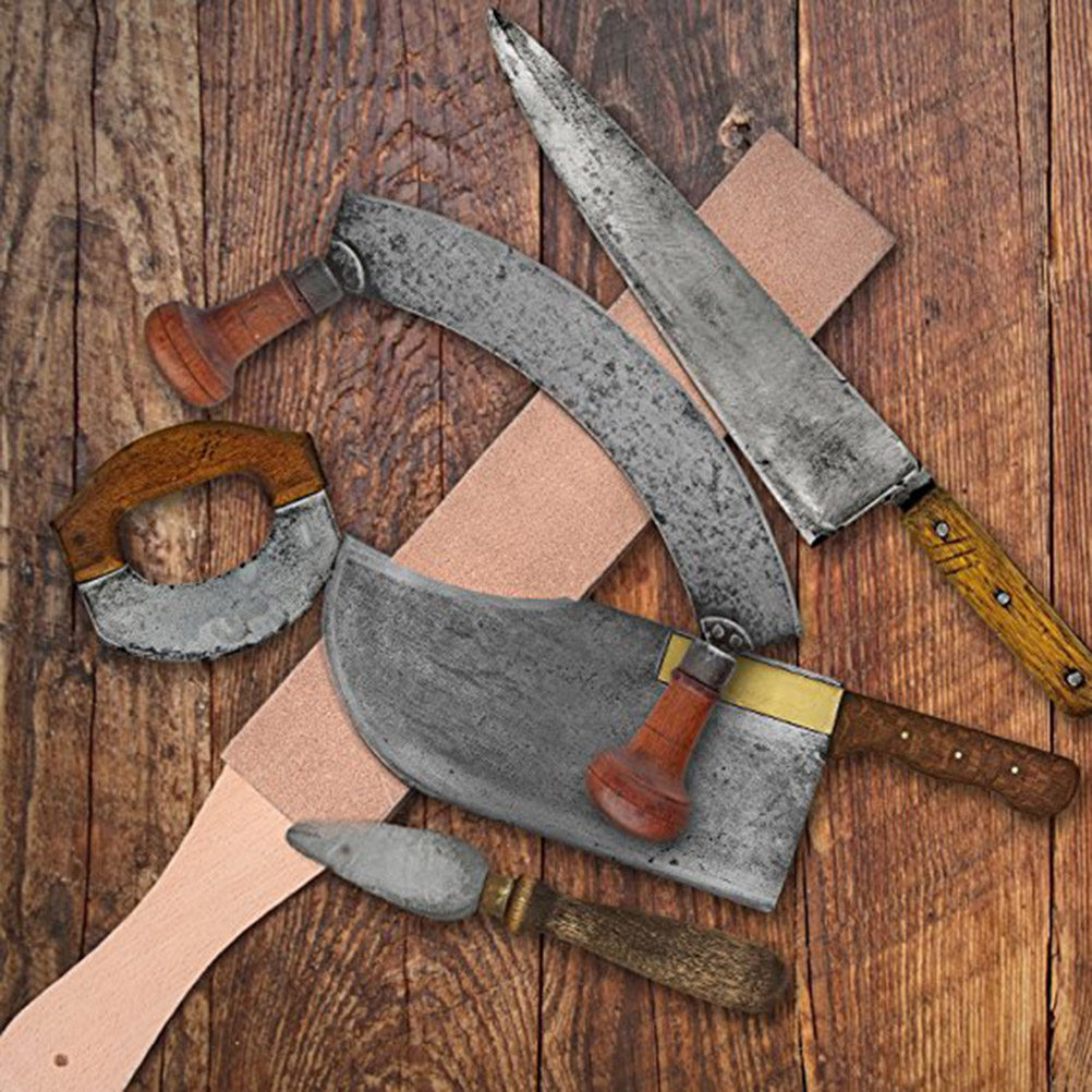 Dual-Face Strop Made of Lightw - đánh giá và giá Leatherwork Knife