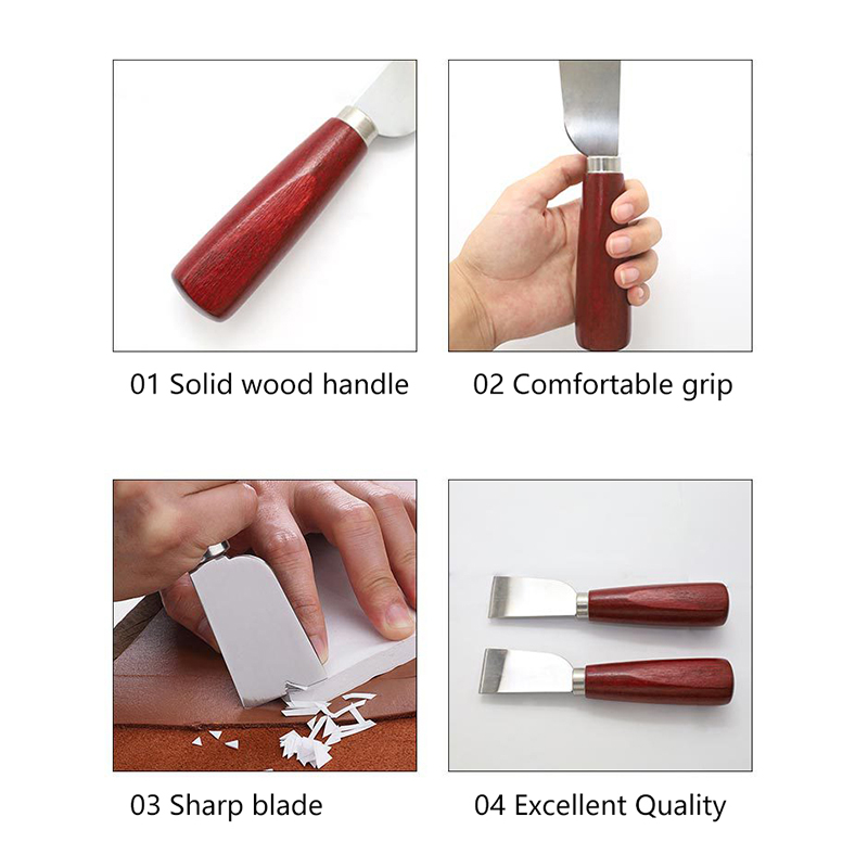 Leather Shovel Knife DIY Leath - đánh giá và giá Leatherwork Knife