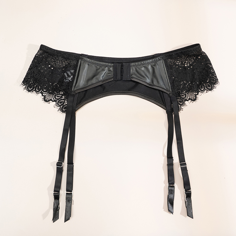 Lace Faux Leather Garter Belt  - đánh giá và giá Leather Work Harness