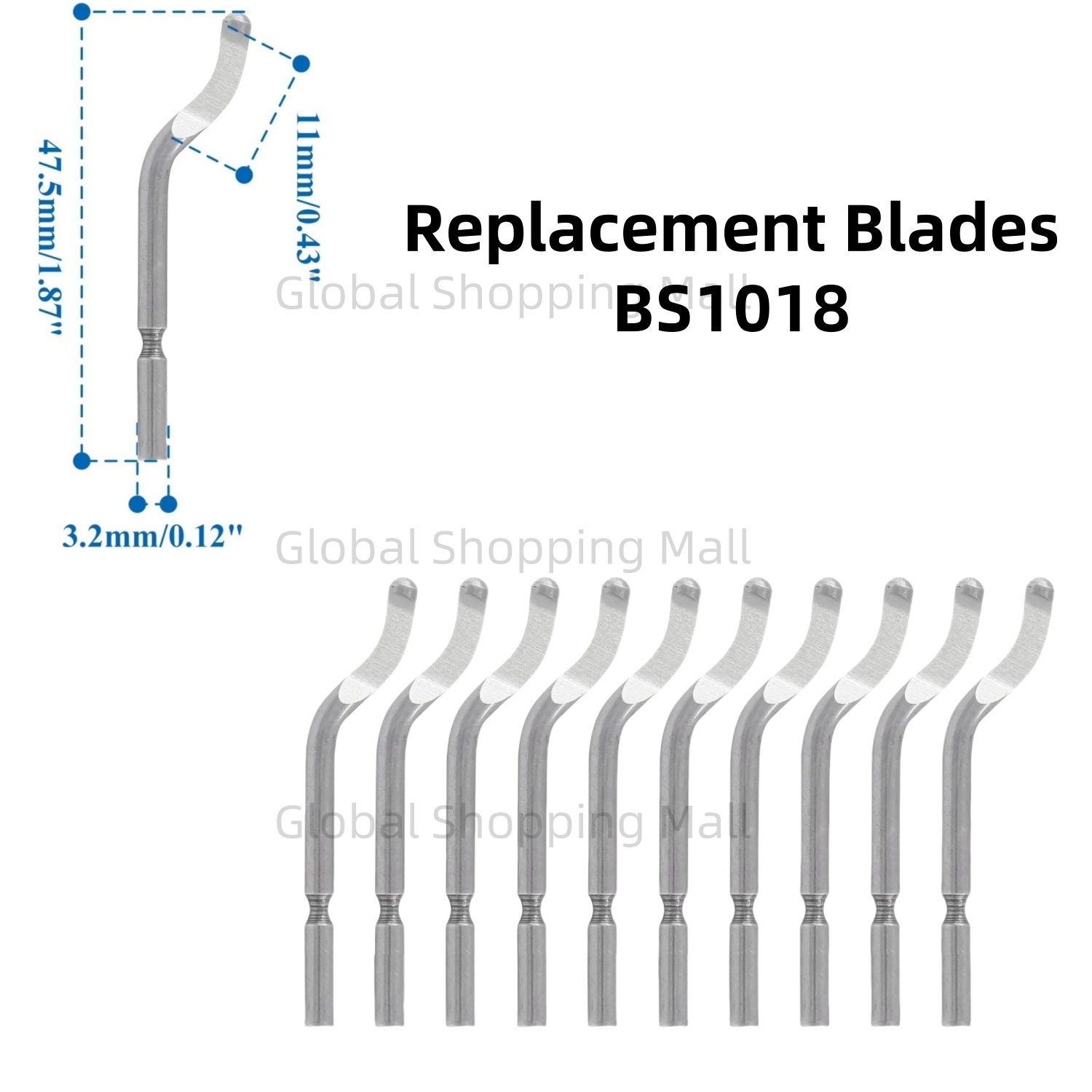 10PCS Swivel Blades 360 Degree - đánh giá và giá Swivel Knife Tool