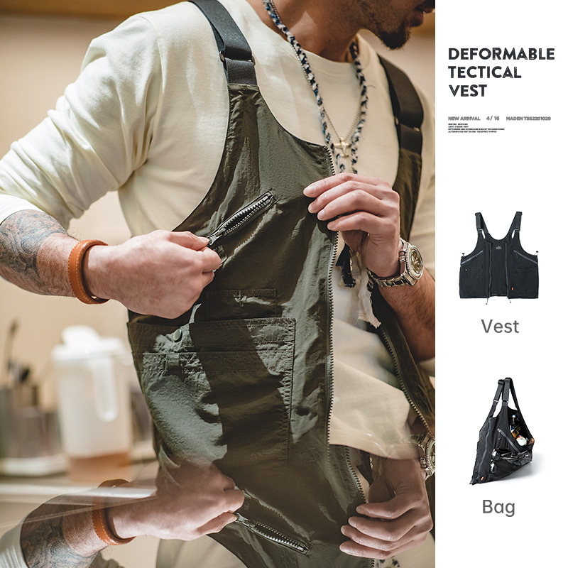 Maden 2023 New Design Male Cas - đánh giá và giá Leather Work Vest