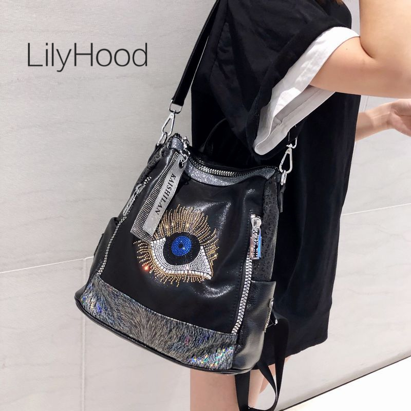Sợi Tổng Hợp Kim Cương Ba Lô N - đánh giá và giá Leather Work Womens Backpack