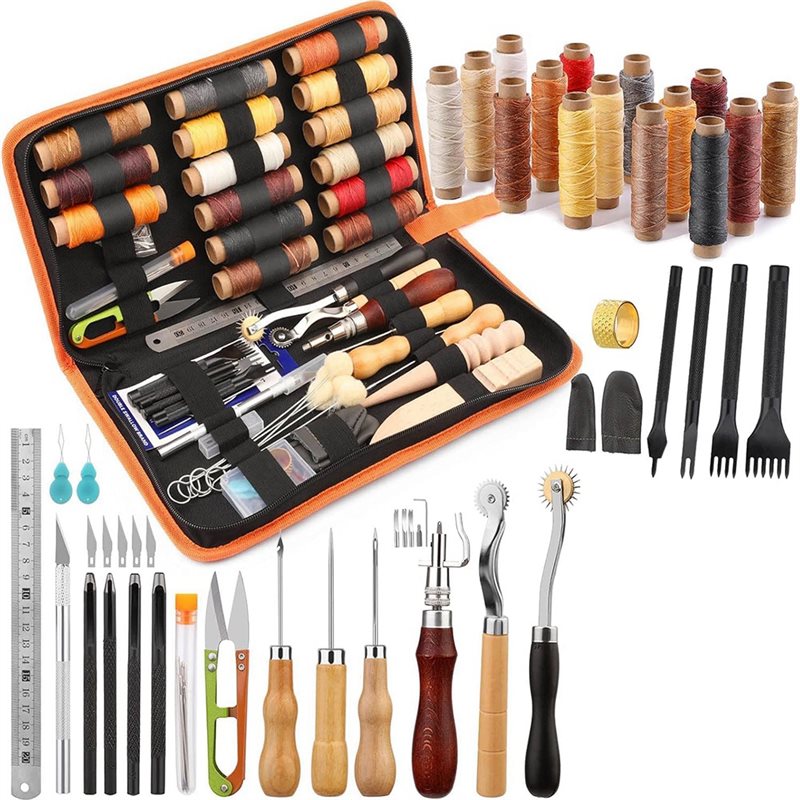 A59Z-Waxed Thread, Groover, Aw - đánh giá và giá Beginner Leatherwork Kit