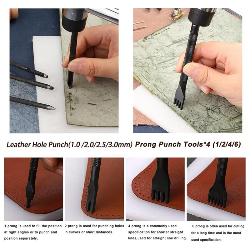 A59Z-Waxed Thread, Groover, Aw - đánh giá và giá Beginner Leatherwork Kit