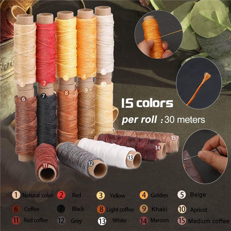 A59Z-Waxed Thread, Groover, Aw - đánh giá và giá Beginner Leatherwork Kit