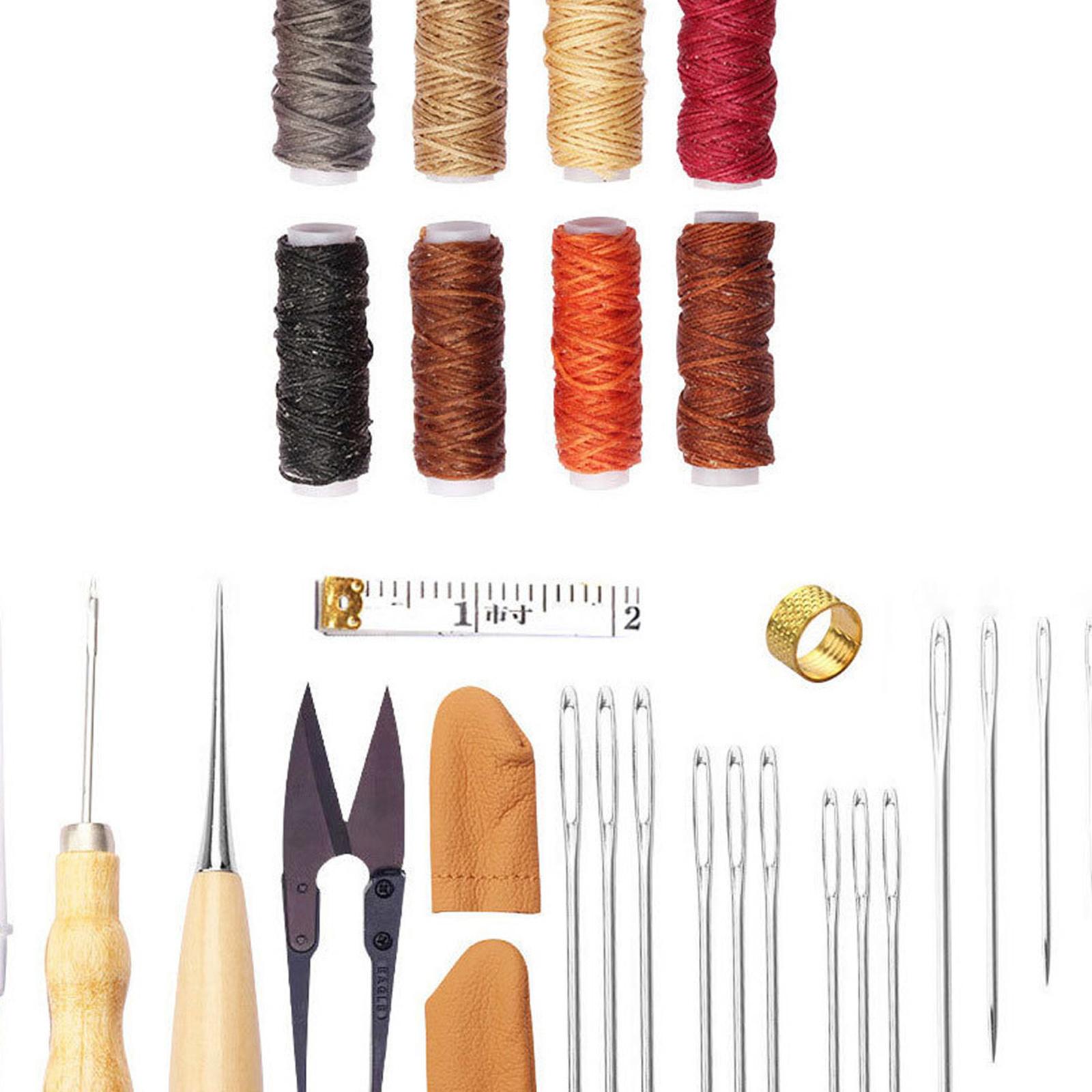 32x Leather Tools Kit Leather  - đánh giá và giá Beginner Leatherwork Kit
