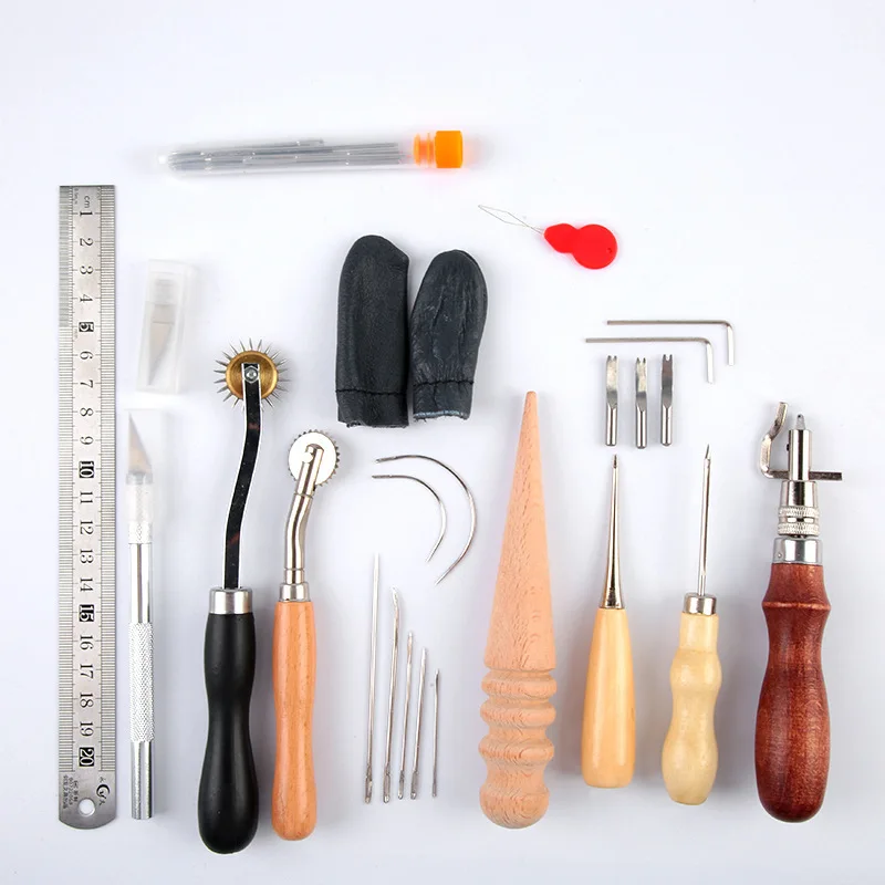 Leather Working Tools Set For  - đánh giá và giá Beginner Leatherwork Kit