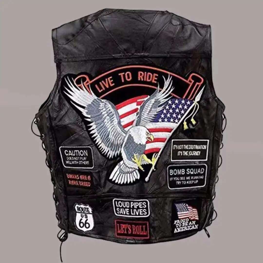 Motorcycle Style American Clas - đánh giá và giá Leather Work Vest