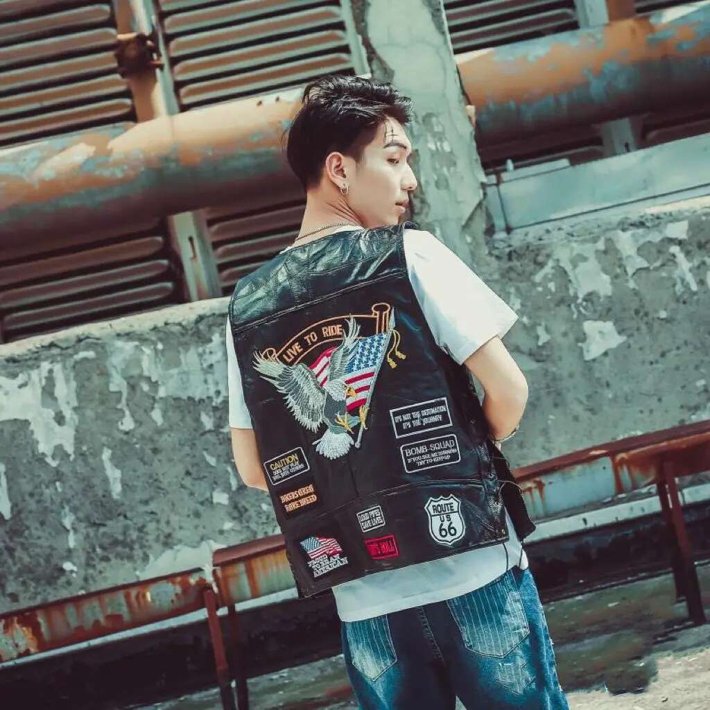 Motorcycle Style American Clas - đánh giá và giá Leather Work Vest