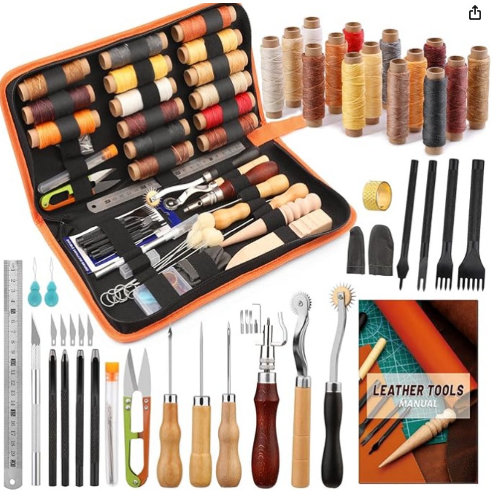 Leather Working Tools Practica - đánh giá và giá Beginner Leatherwork Kit