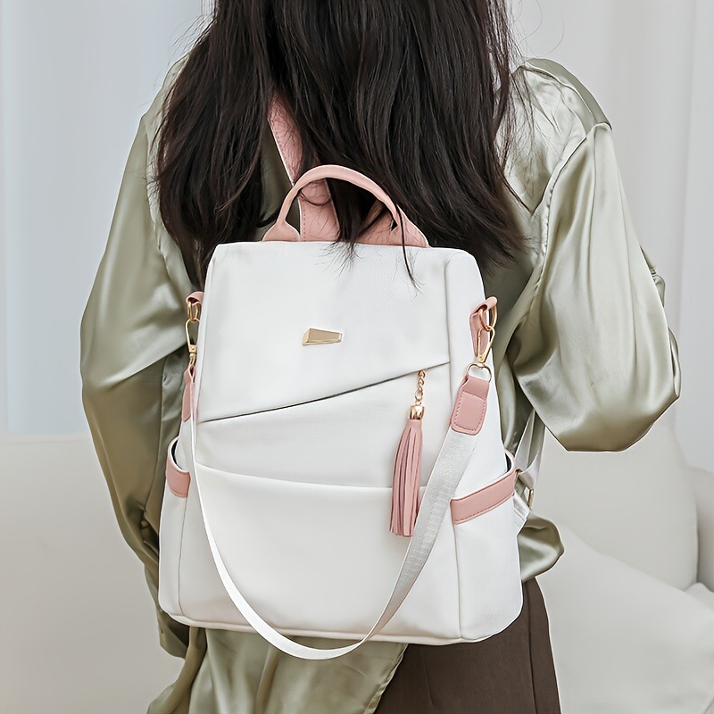 Fashionable Soft Leather Anti  - đánh giá và giá Leather Work Womens Backpack