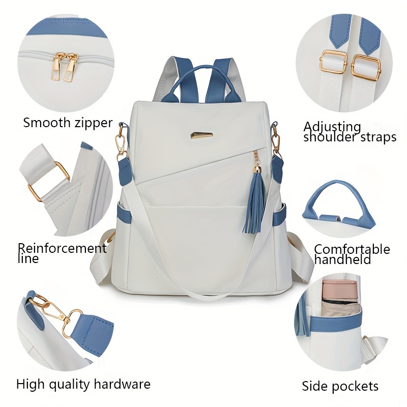 Fashionable Soft Leather Anti  - đánh giá và giá Leather Work Womens Backpack