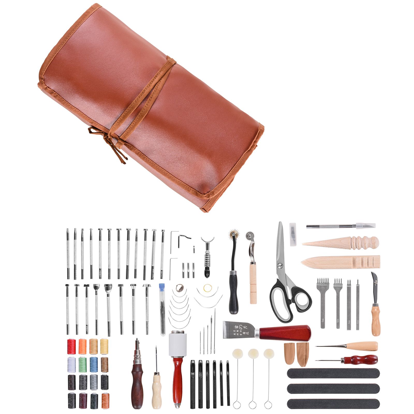 Leather Working Tools Kit, 92  - đánh giá và giá Beginner Leatherwork Kit