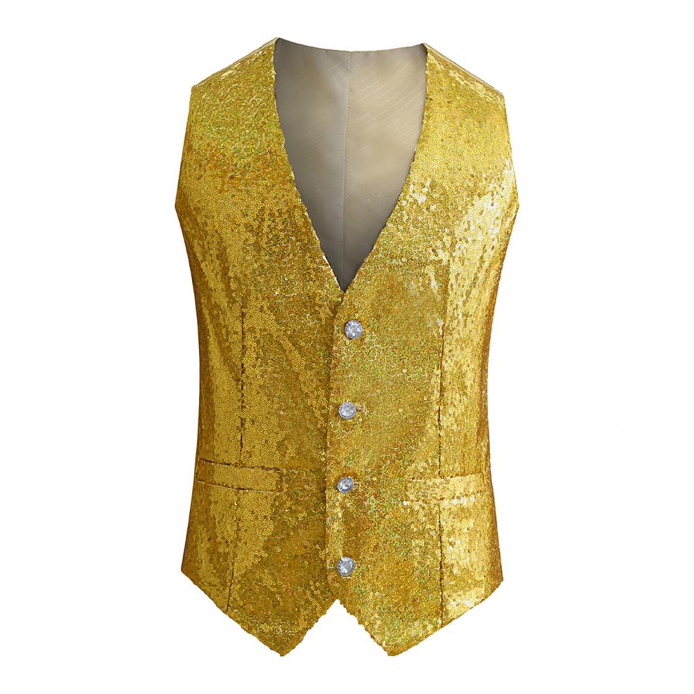Mens Suit Vests Sequined Tank  - đánh giá và giá Leather Work Vest