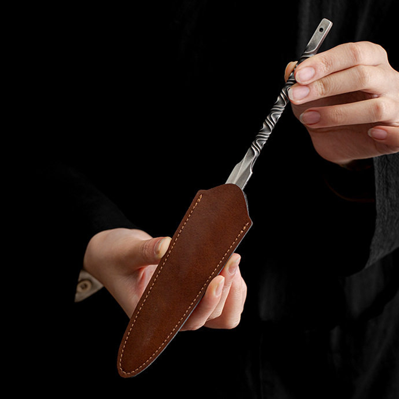 Stainless Steel Tea Knife with - đánh giá và giá Leatherwork Knives