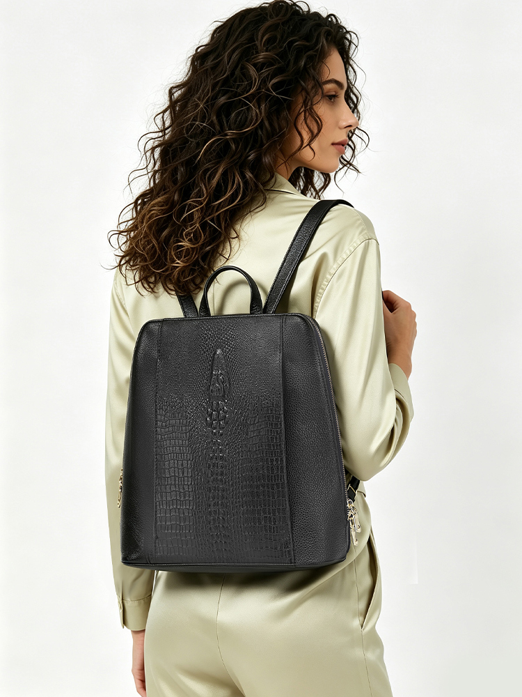 Zency Nam Da Thật 100% Chính H - đánh giá và giá Leather Work Womens Backpack