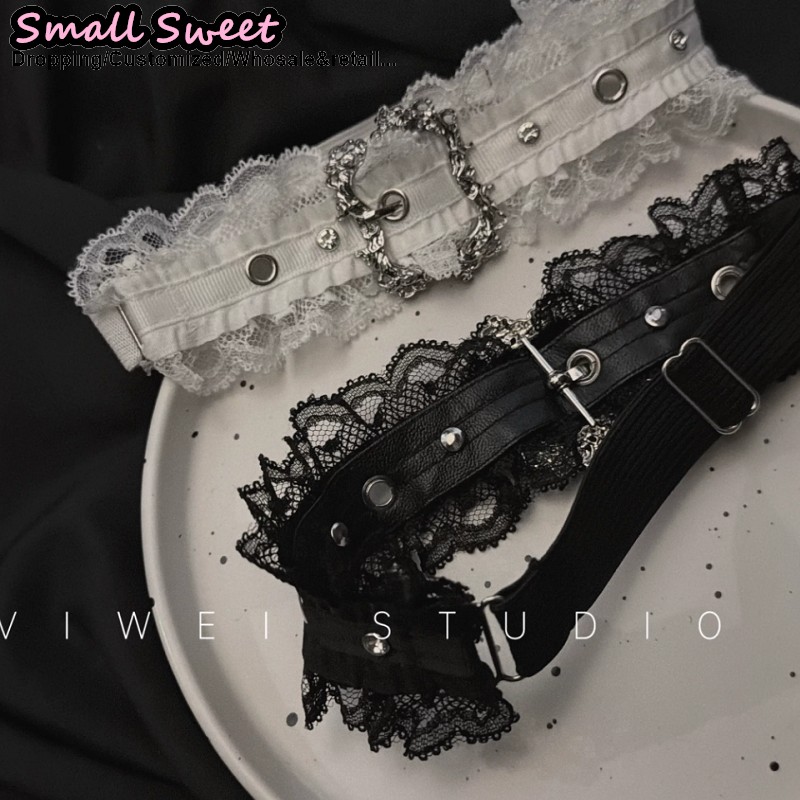 Women Punk Sexy Lace Ruffle Th - đánh giá và giá Leather Work Harness